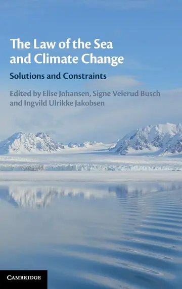 Cover of The Law of the Sea and Climate Change
