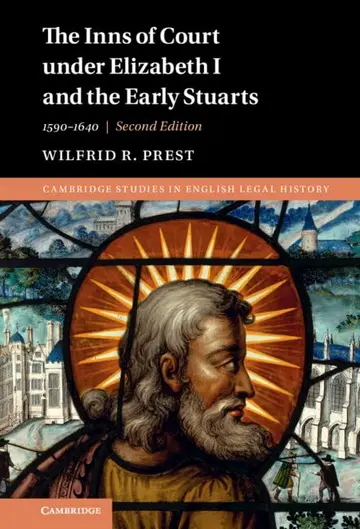 Cover of The Inns of Court under Elizabeth I and the Early Stuarts