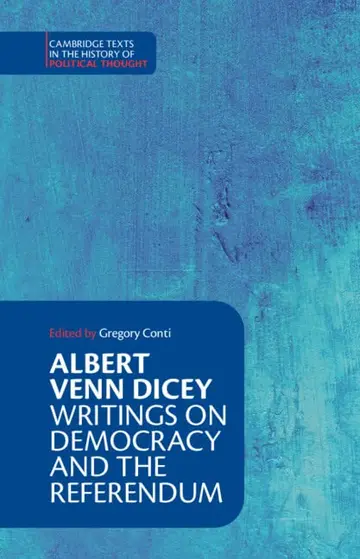 Cover of Albert Venn Dicey