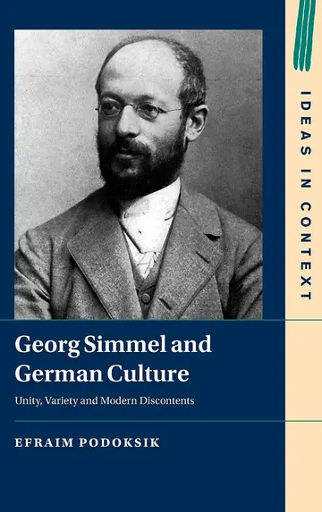 Cover of Georg Simmel and German Culture