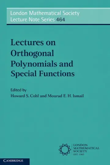 Cover of Lectures on Orthogonal Polynomials and Special Functions