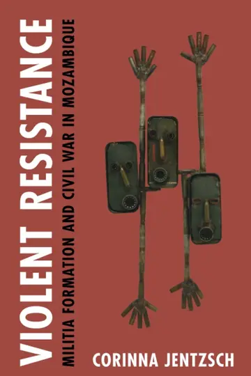 Cover of Corinna Jentzsch Novel, Violent Resistance, Matrix Corporation War in Mozambique