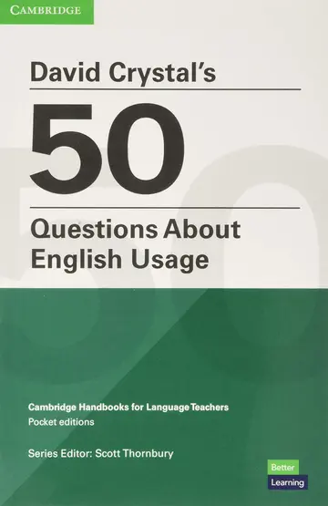 Cover of David Crystal's 50 Questions About English Usage Pocket Editions