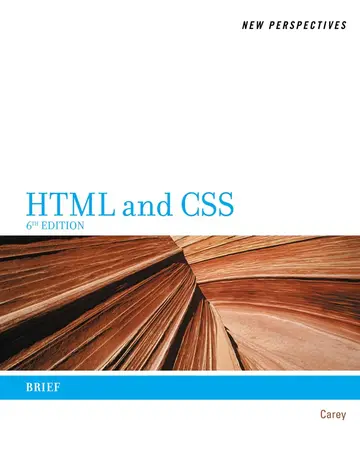 Cover of New Perspectives on HTML and CSS