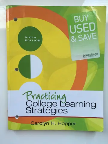 Cover of Practicing College Learning Strategies