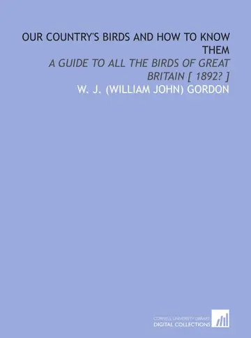 Cover of Our country's birds and how to know them
