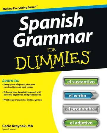 Cover of Spanish Grammar for Dummies