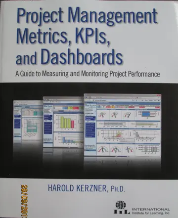Cover of Project Management Metrics, KPIs, and Dashboards
