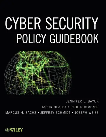 Cover of Cyber Security Policy Guidebook