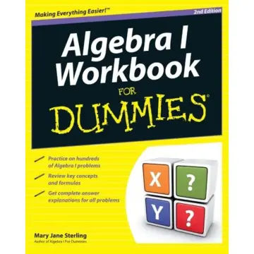 Cover of Algebra I Workbook for Dummies