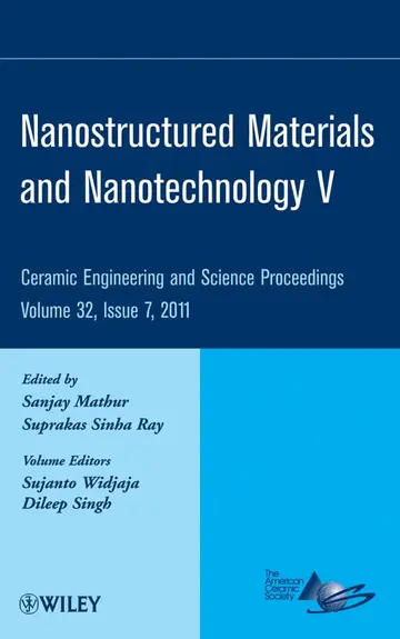 Cover of Nanostructured Materials and Nanotechnology V, Volume 32, Issue 7