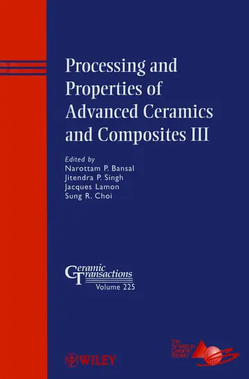 Cover of Processing and Properties of Advanced Ceramics and Composites III
