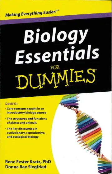 Cover of Biology Essentials for Dummies