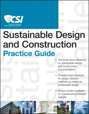 Cover of The CSI Sustainable Design and Construction Practice Guide