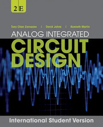 Cover of Analog Integrated Circuit Design 2e International Student Version WIE