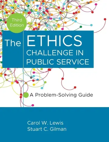 Cover of The Ethics Challenge in Public Service
