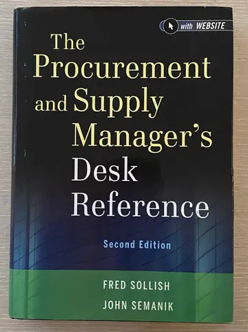Cover of The Procurement and Supply Manager's Desk Reference