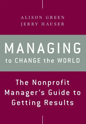 Cover of Managing to Change the World 2