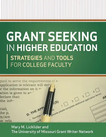 Cover of Grant Seeking in Higher Education
