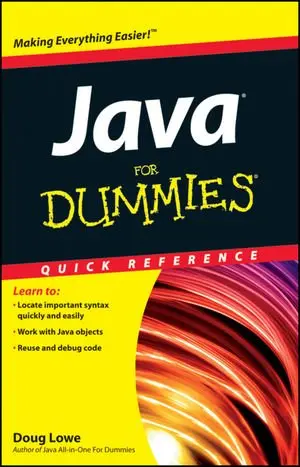 Cover of Java for Dummies Quick Reference