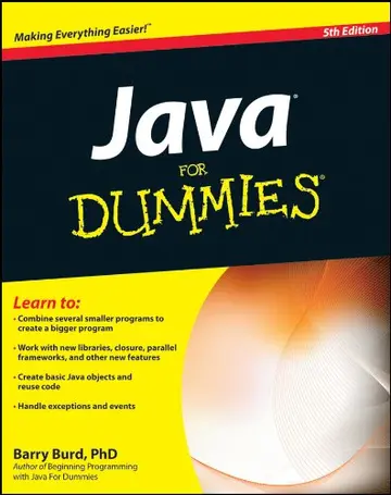 Cover of Java for Dummies