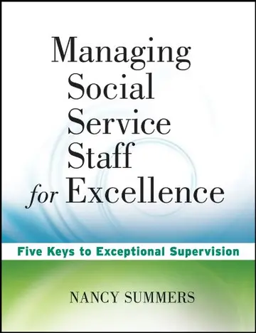 Cover of Managing Social Service Staff for Excellence