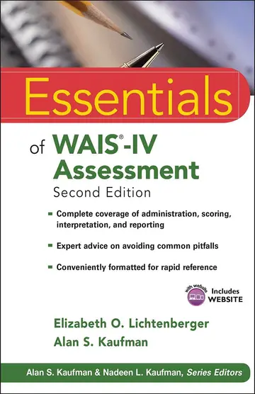 Cover of Essentials of WAIS-IV Assessment 2e