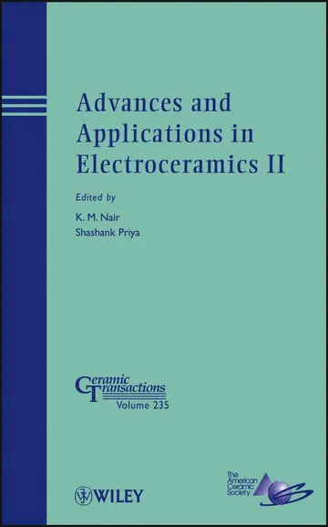 Cover of Advances and Applications in Electroceramics II