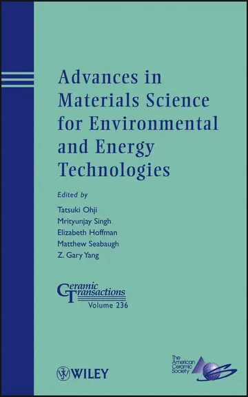 Cover of Advances in Materials Science for Environmental and Energy Technologies