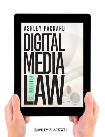Cover of Digital Media Law