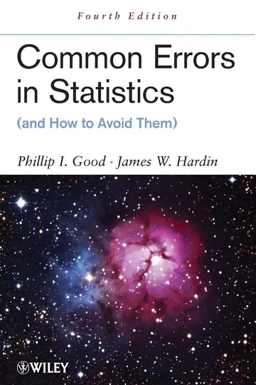 Cover of Common Errors in Statistics
