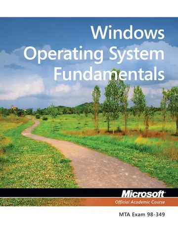 Cover of Windows Operating System Fundamentals