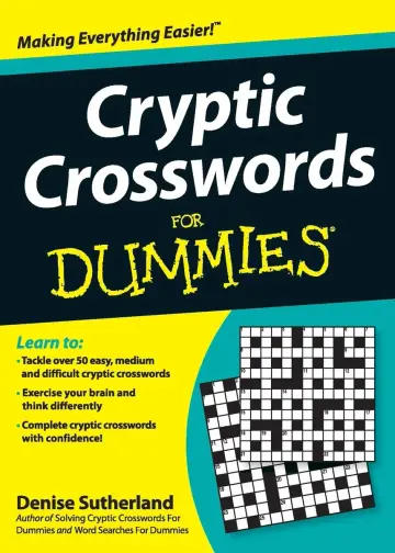 Cover of Cryptic Crosswords for Dummies