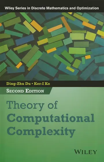 Cover of Theory of Computational Complexity