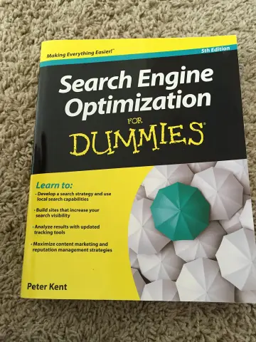 Cover of Search Engine Optimization for Dummies