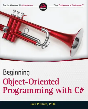Cover of Beginning Object-oriented Programming with C#