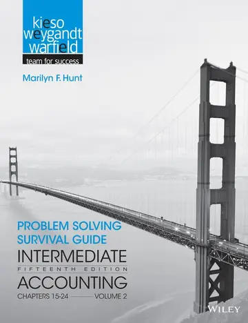 Cover of Problem Solving Survival Guide to accompany Intermediate Accounting, Volume 2