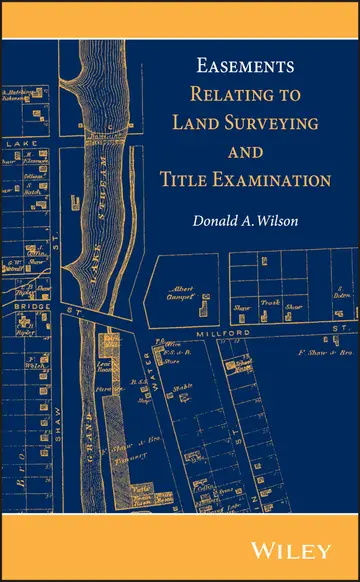 Cover of Easements Relating to Land Surveying and Title Examination