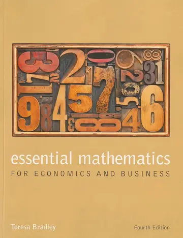 Cover of Essential Mathematics for Economics and Business