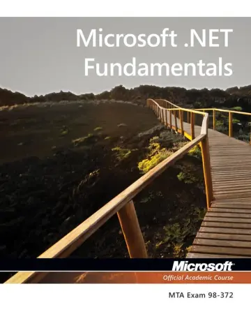 Cover of Exam 98-372 Microsoft .NET Fundamentals