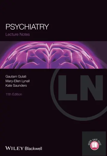 Cover of Psychiatry Lecture Notes 11Ed (Pb 2014)