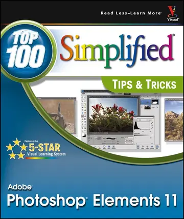 Cover of Photoshop Elements 11 Top 100 Simplified Tips and Tricks