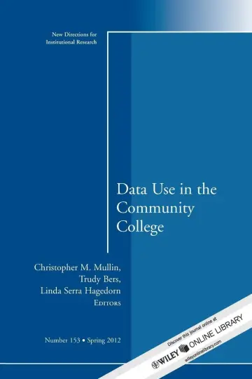 Cover of Data Use in the Community College