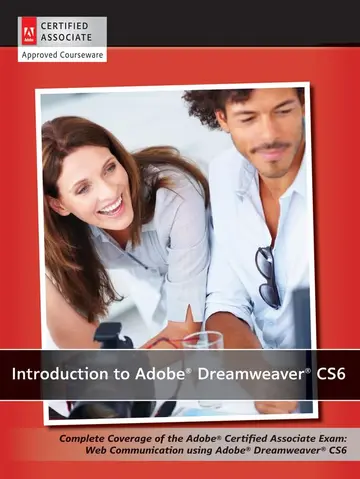 Cover of Introduction to Adobe Dreamweaver CS6 with ACA Certification