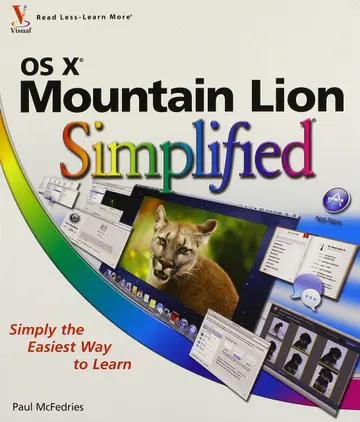 Cover of OS X Mountain Lion Simplified