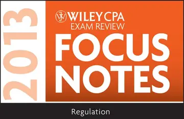 Cover of Wiley CPA Exam Review Focus Notes, 2013