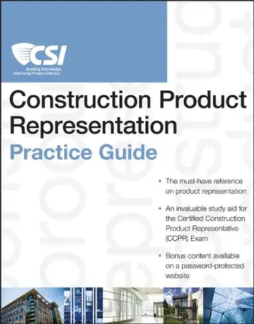 Cover of The Csi Construction Product Representation Practice Guide
