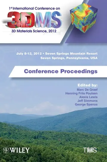 Cover of 1st International Conference on 3D Materials Science, 2012