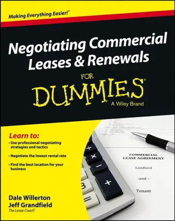Cover of Negotiating Commercial Leases & Renewals for Dummies