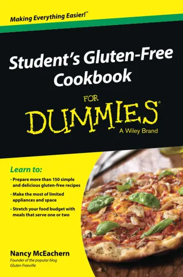 Cover of Student's Gluten-Free Cookbook for Dummies